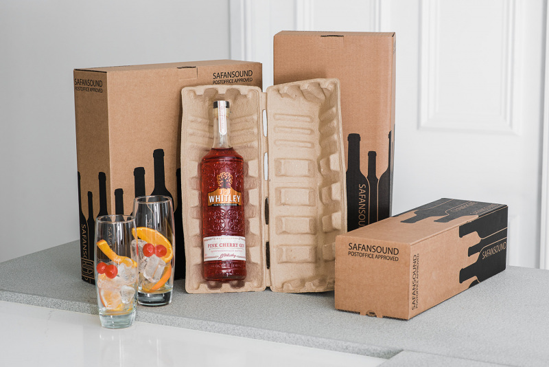 Safansound is an eco-friendly packaging solution for glass bottles of all shapes and sizes.