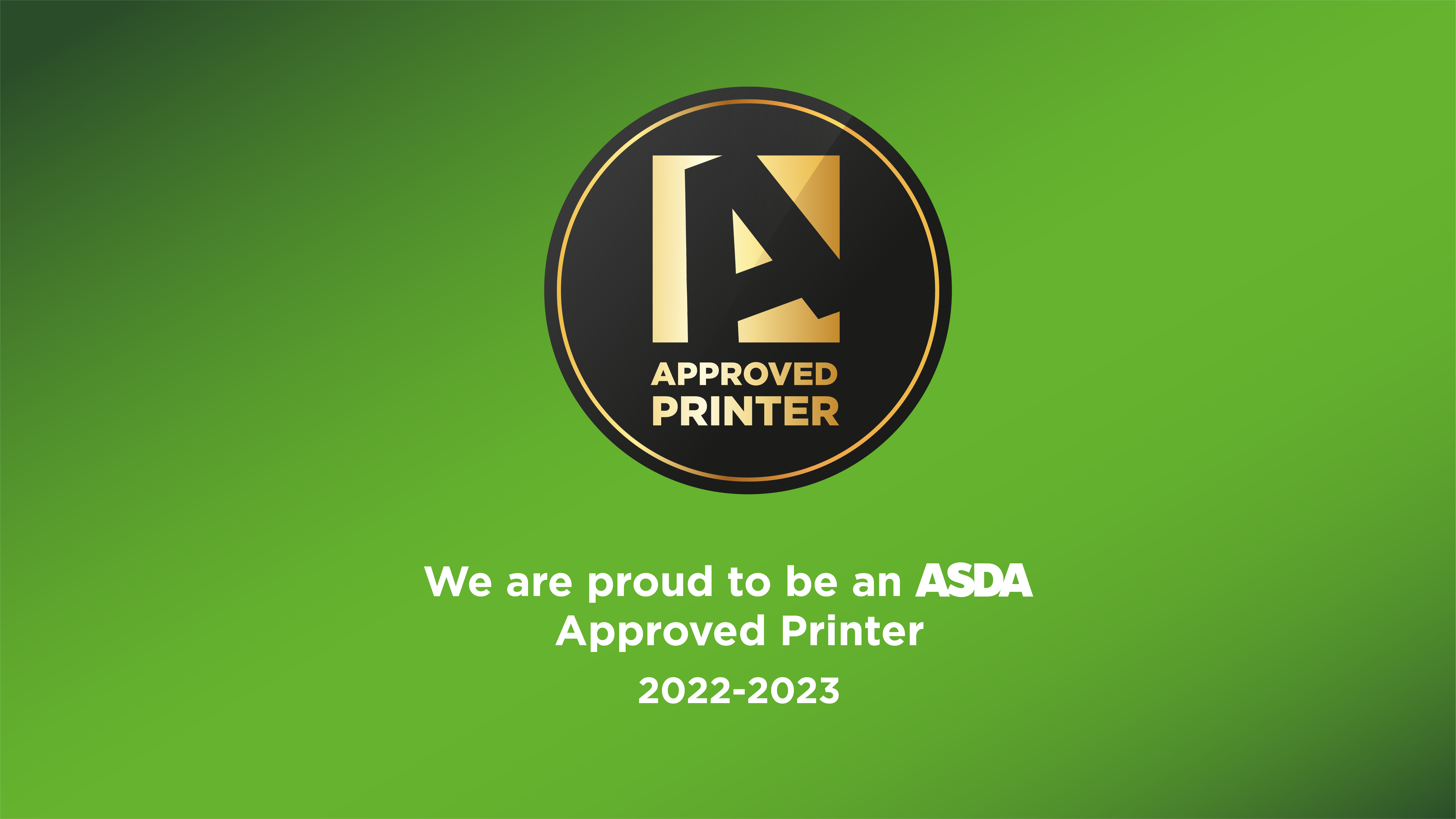 Cullen certified as an ASDA approved printer for yet another year Featured Image